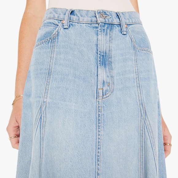 Mother The Full Swing Fray Skirt - Picture 4 of 11